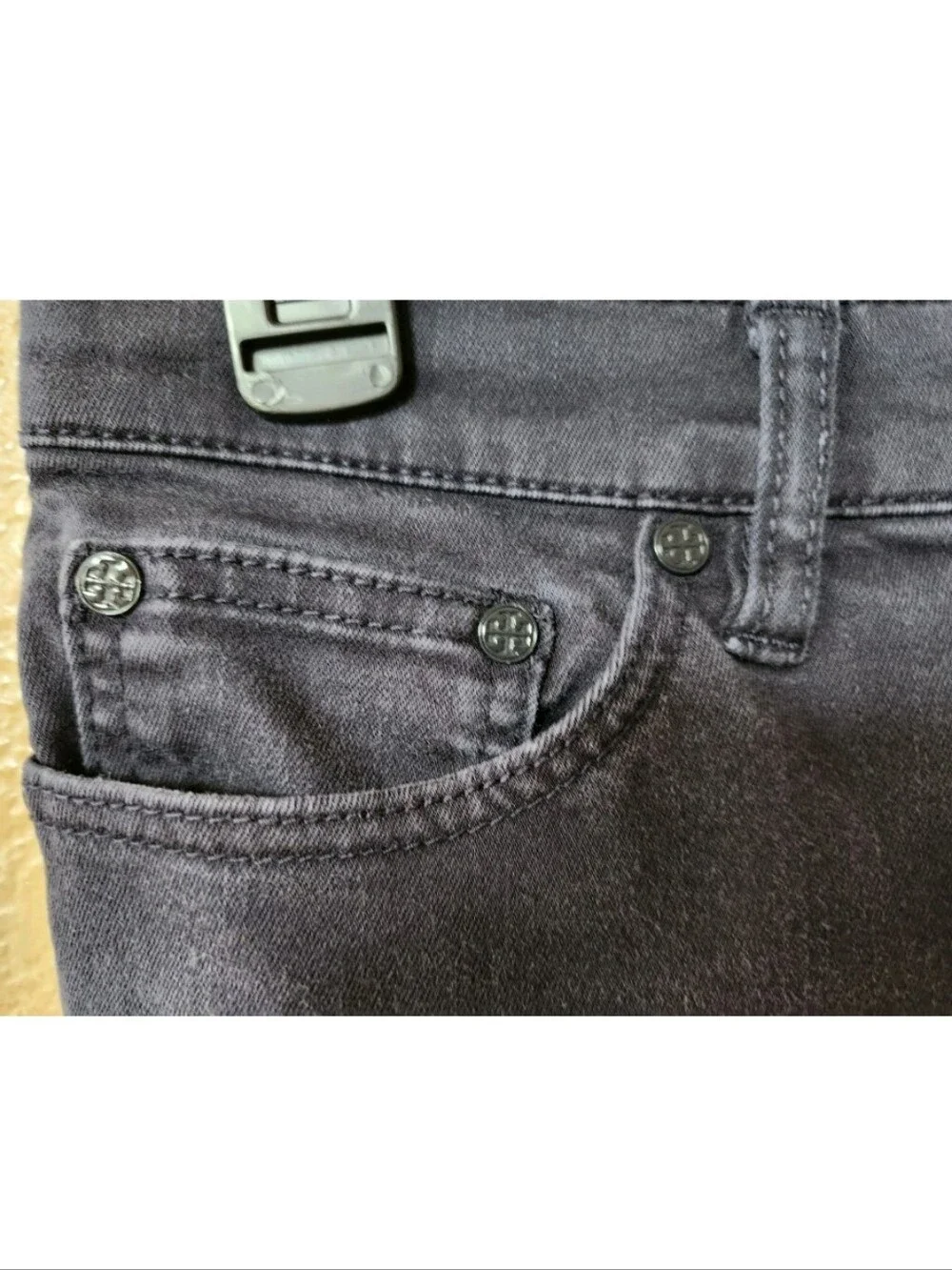 TORY BURCH Navy Blue Denim Jeans Pants size 28